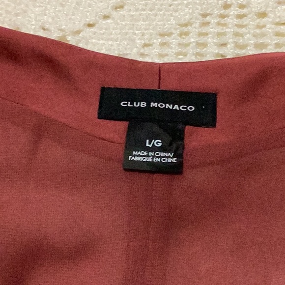 Club Monaco velvet look camisole in a beautiful coral colour. - Picture 11 of 11